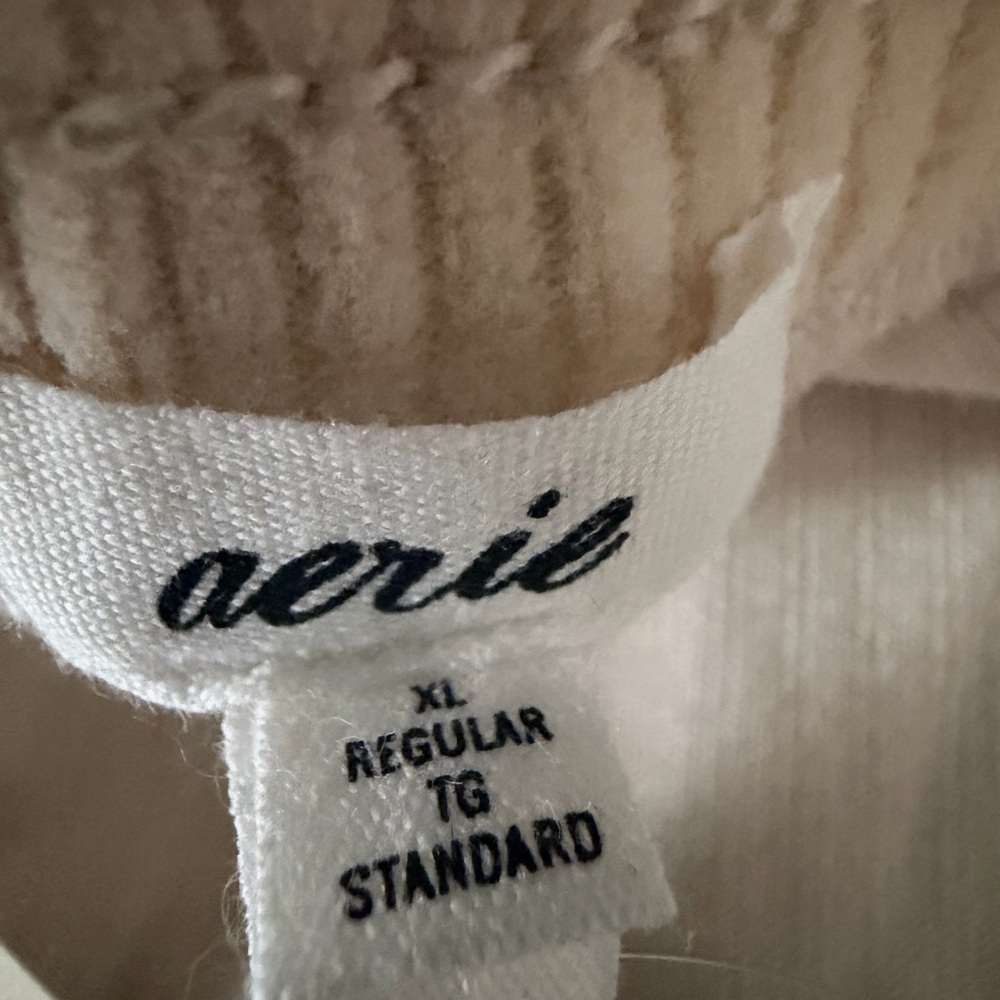 Aerie Beige Flare Pants - Picture 7 of 7